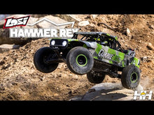Load and play video in Gallery viewer, 1/10 Hammer Rey U4 4WD Rock Racer Brushless RTR w/Smart &amp; AVC, Green/Gray
