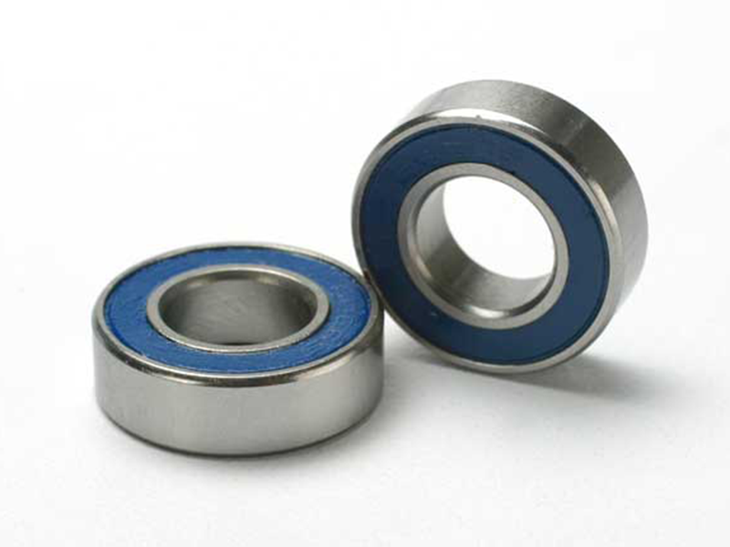 Traxxas blue rubber-sealed 8x16x5mm ball bearings, part 5118