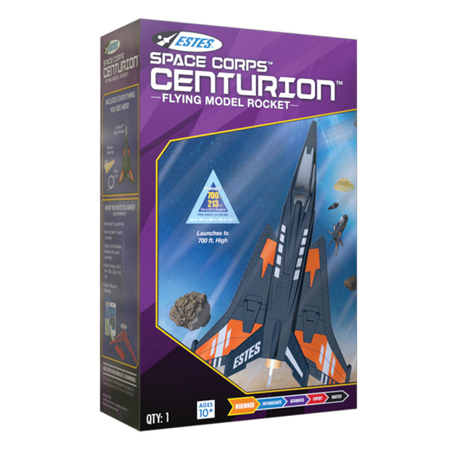 Estes Space Corps Centurion model rocket launch set for beginners