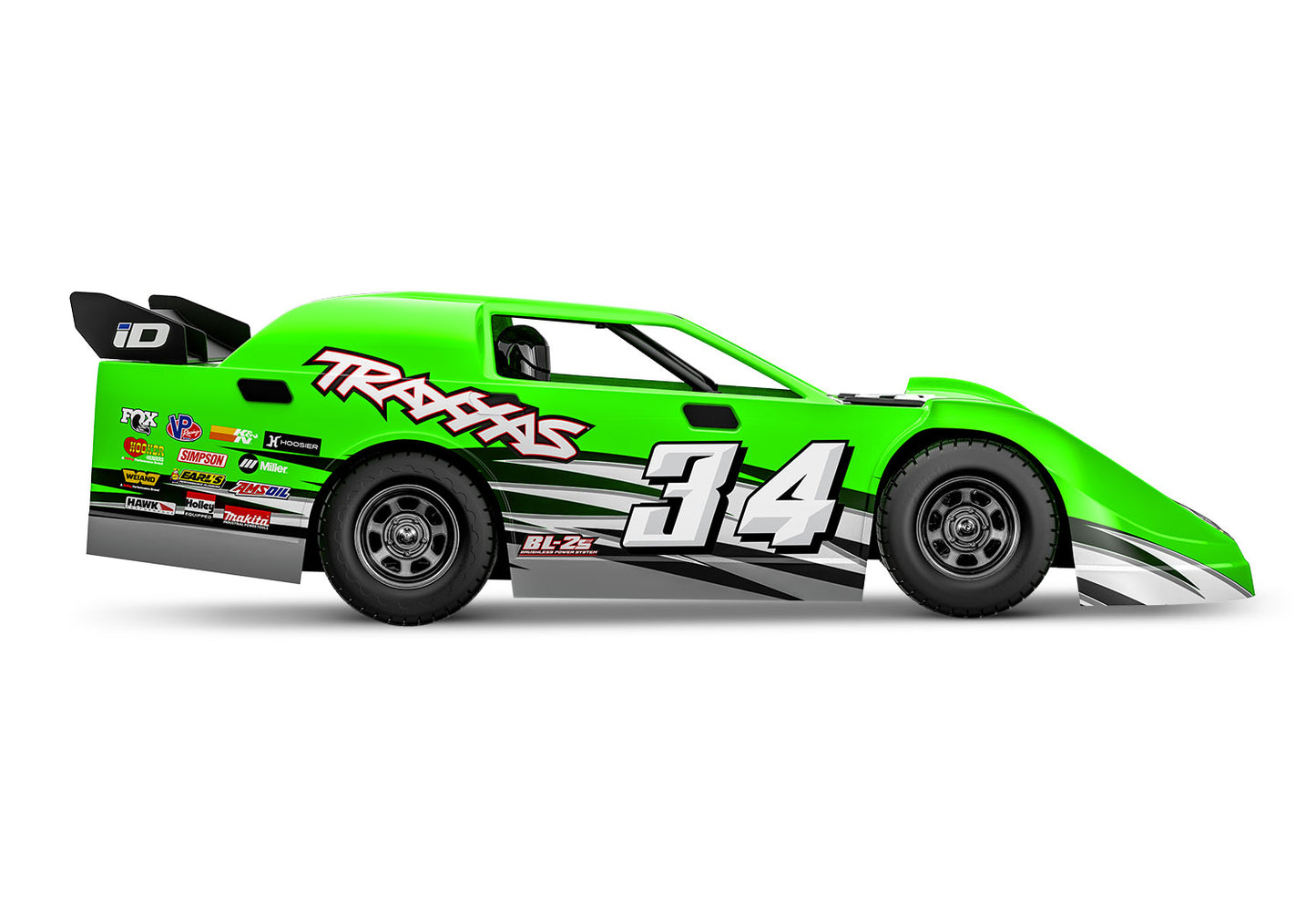 1/10 Slash Late Model BL-2s (Requires battery & charger): Green