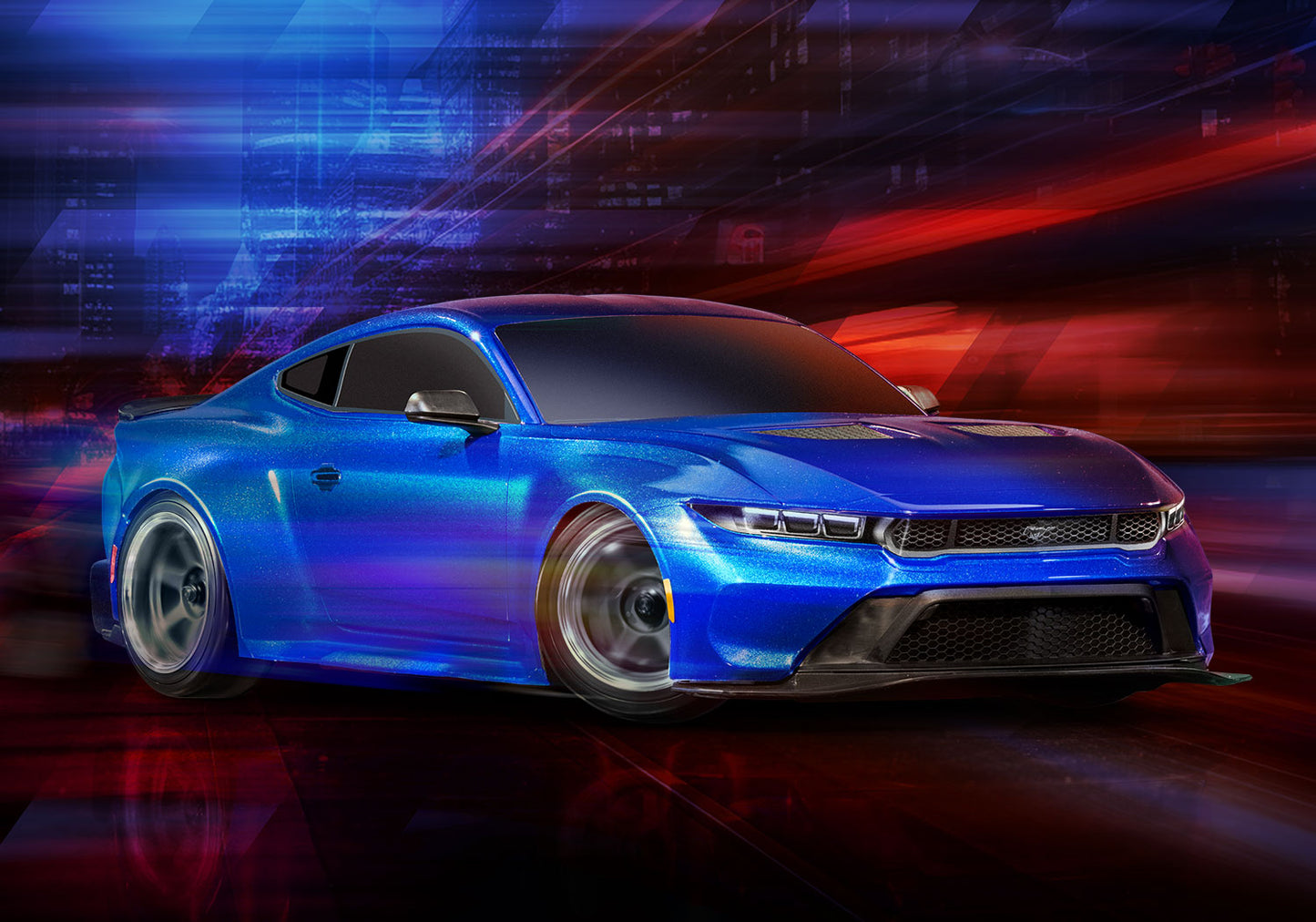 1/10 4-TEC Drift: Mustang Blue