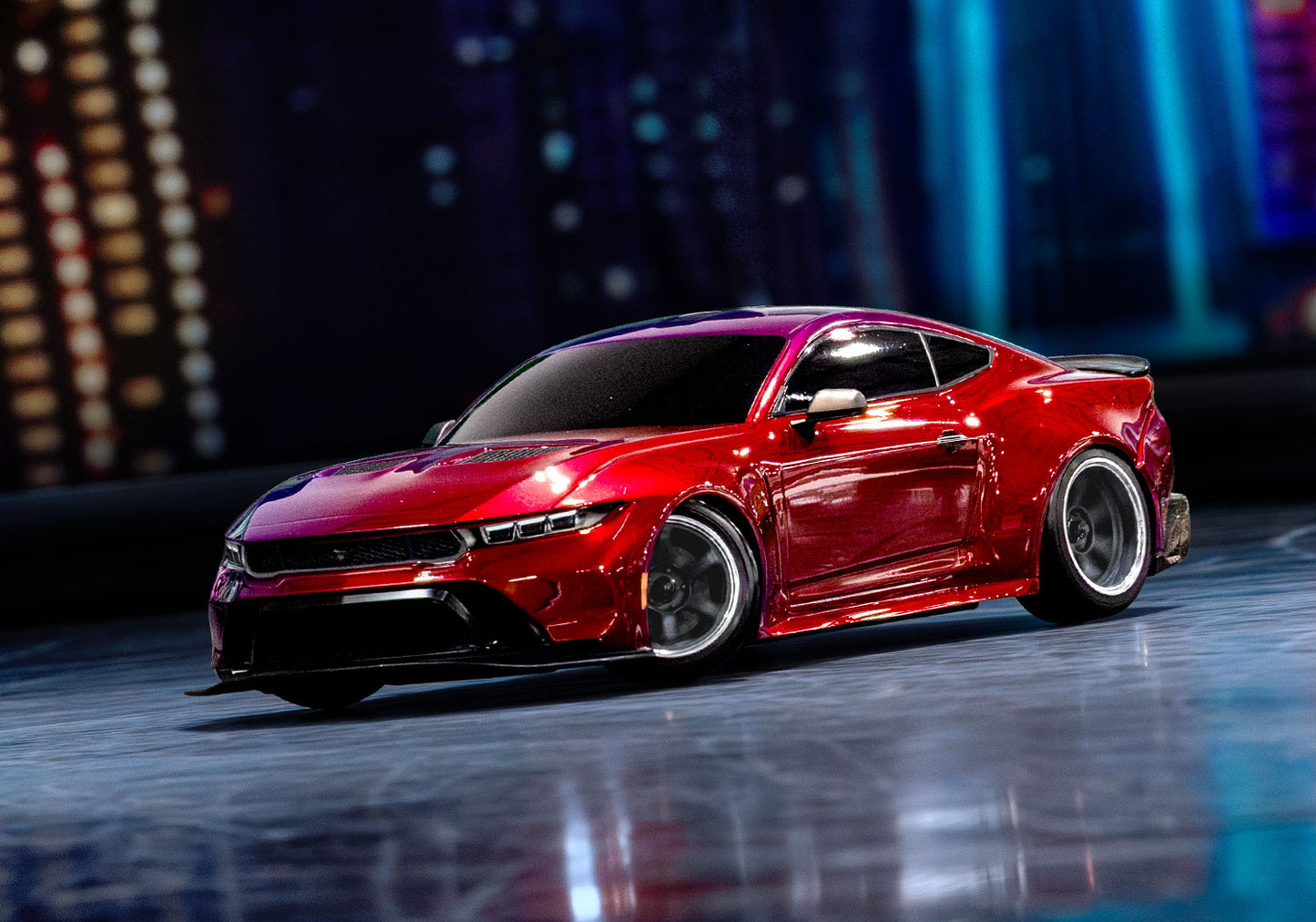 1/10 4-TEC Drift: Mustang Red