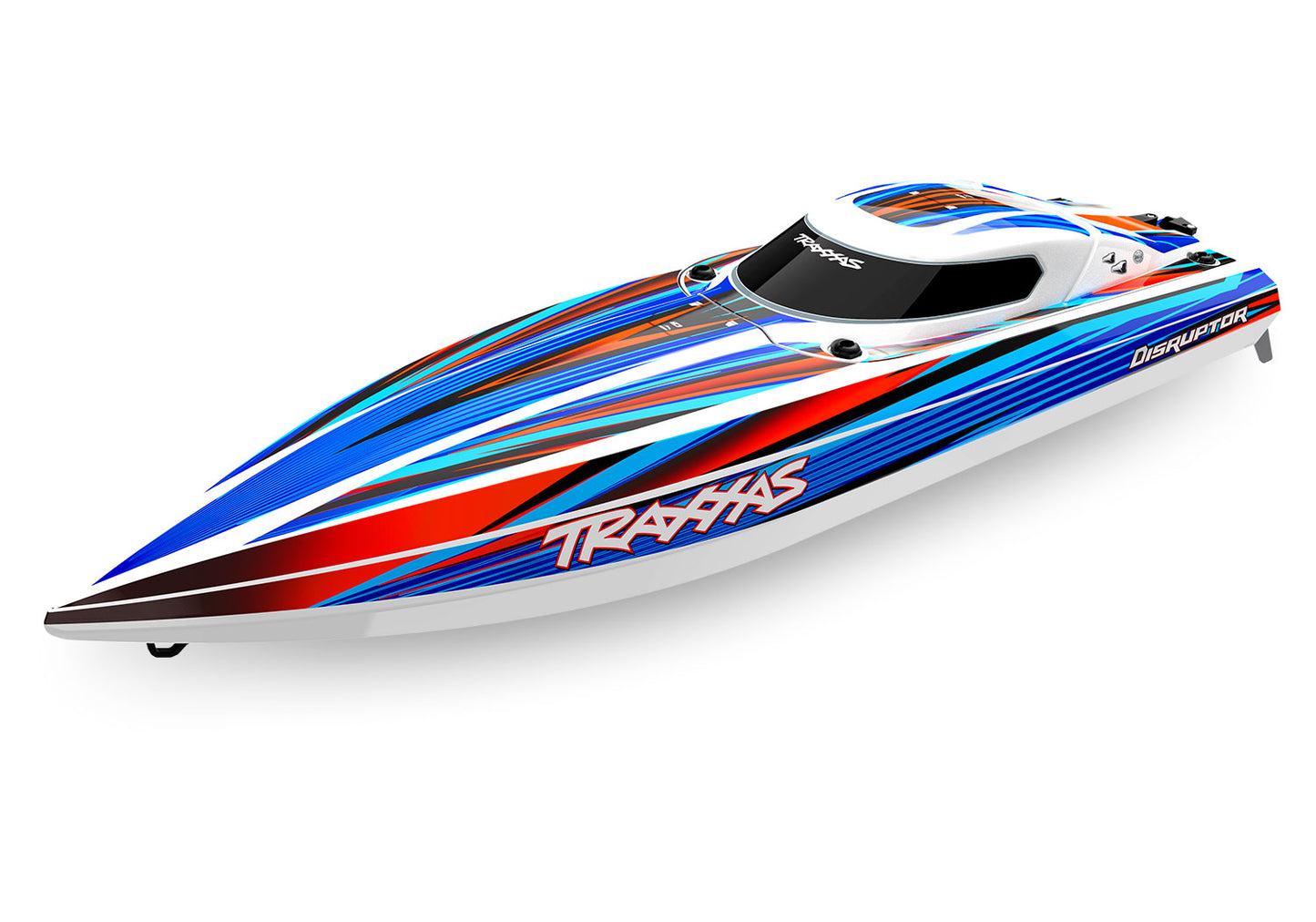 Disruptor, Self Righting 4S Race Boat Blue :106064-4-Blue