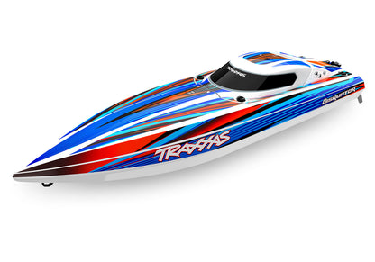 Disruptor, Self Righting 4S Race Boat Blue :106064-4-Blue