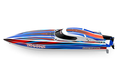 Disruptor, Self Righting 4S Race Boat Blue :106064-4-Blue