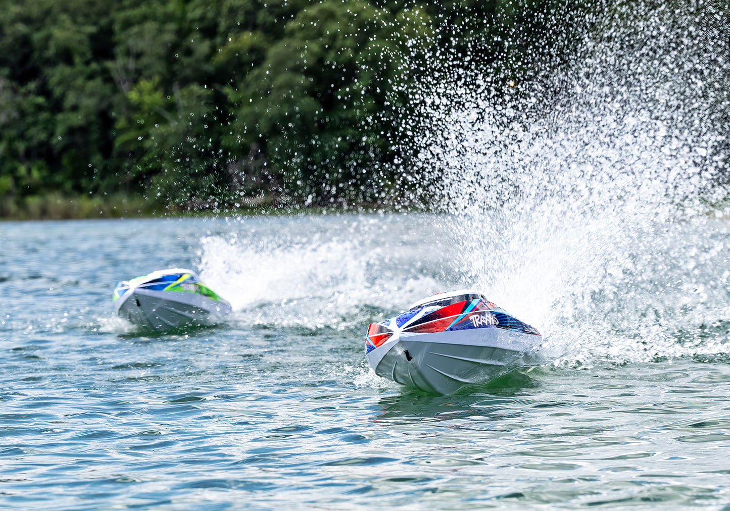 Disruptor, Self Righting 4S Race Boat Blue :106064-4-Blue