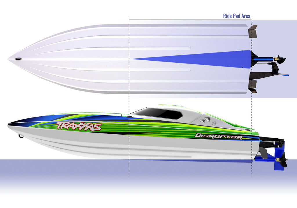 Disruptor, Self Righting 4S Race Boat Pink :106064-4-Pink