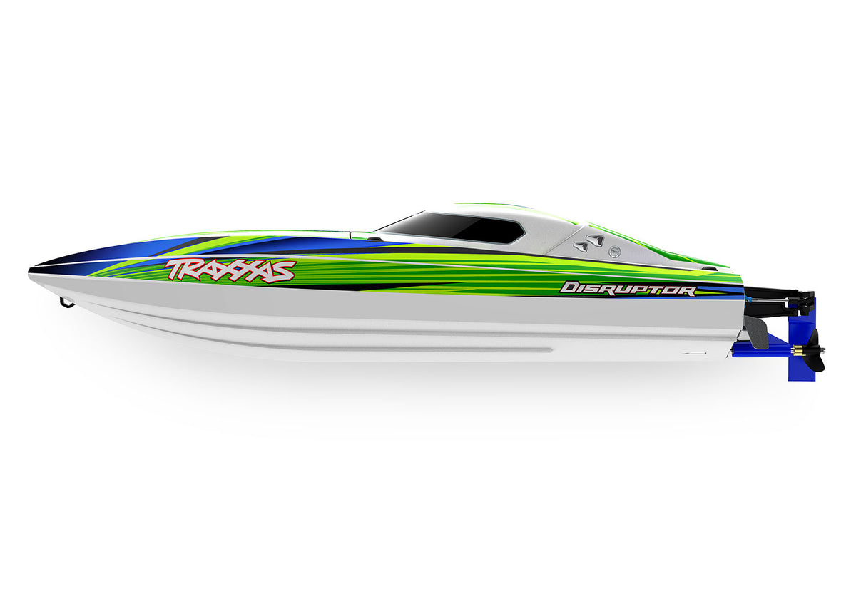 Disruptor, Self Righting 4S Race Boat Green :106064-4-Green