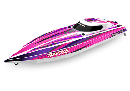 Disruptor, Self Righting 4S Race Boat Pink :106064-4-Pink