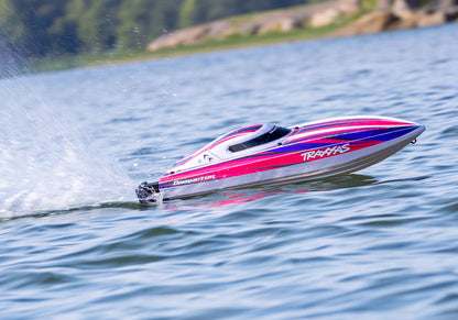 Disruptor, Self Righting 4S Race Boat Pink :106064-4-Pink
