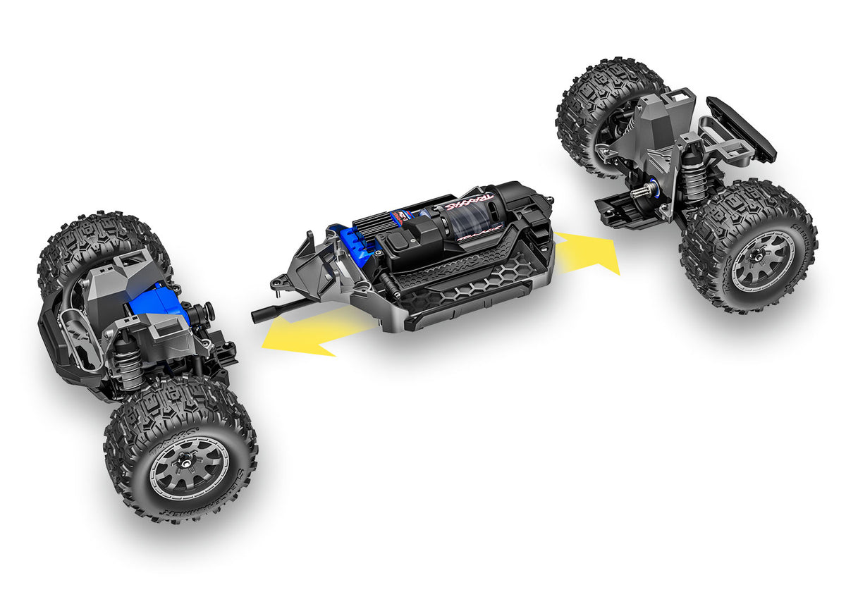 Traxxas Mini Maxx BL-2s Blue (107154-1-Blue)