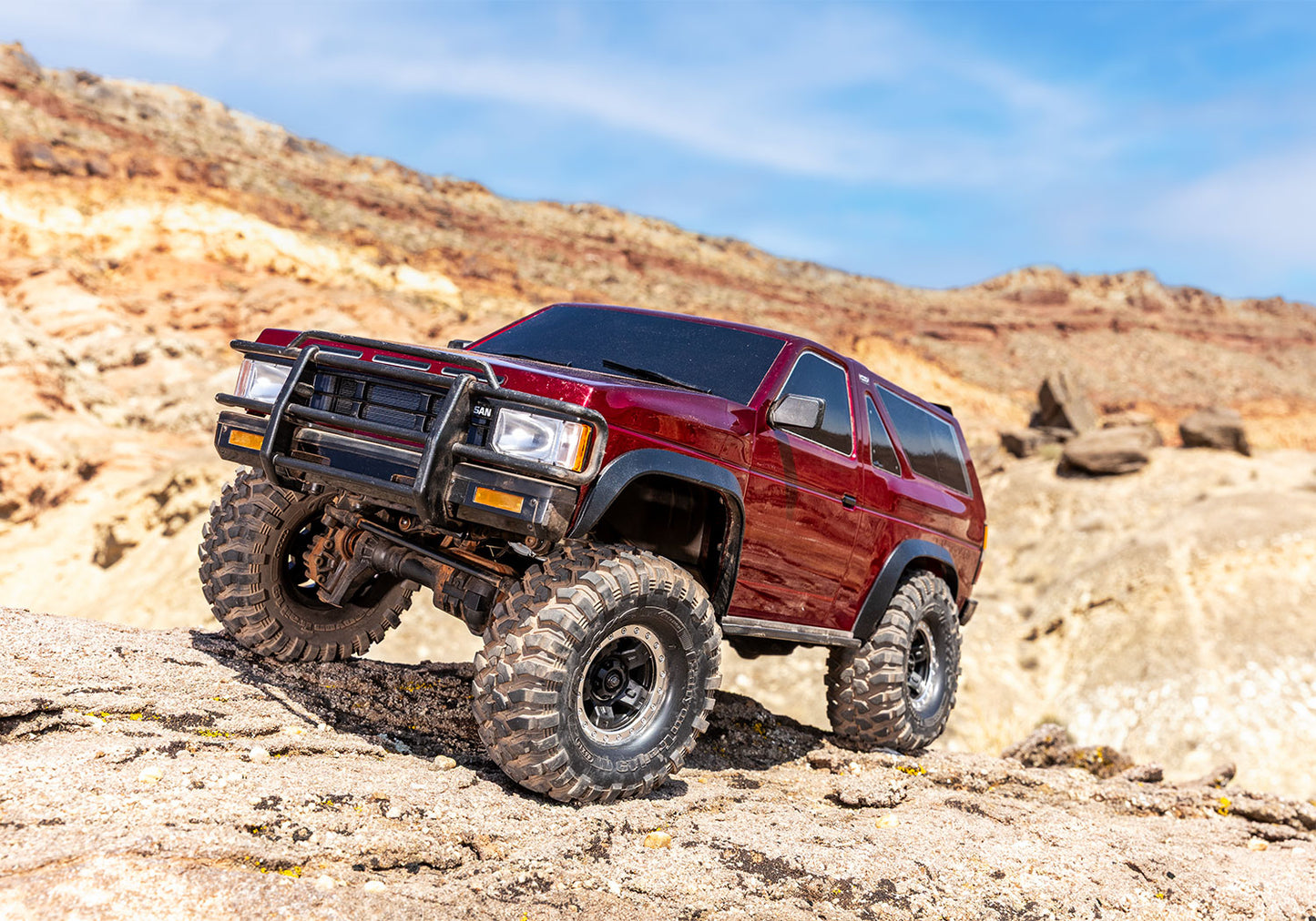 1/10 TRX-4 Sport, Nissan Pathfinder, RTD (Requires battery & charger) Clipless: Red