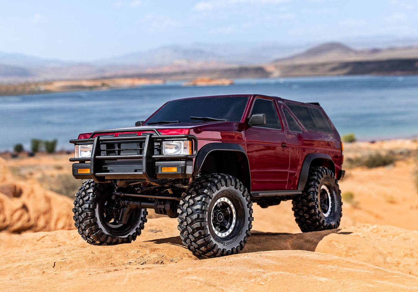 1/10 TRX-4 Sport, Nissan Pathfinder, RTD (Requires battery & charger) Clipless: Red
