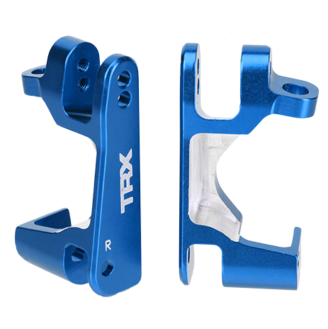 Caster Block Alum (CHubs), Blue Left/Right: 6832X