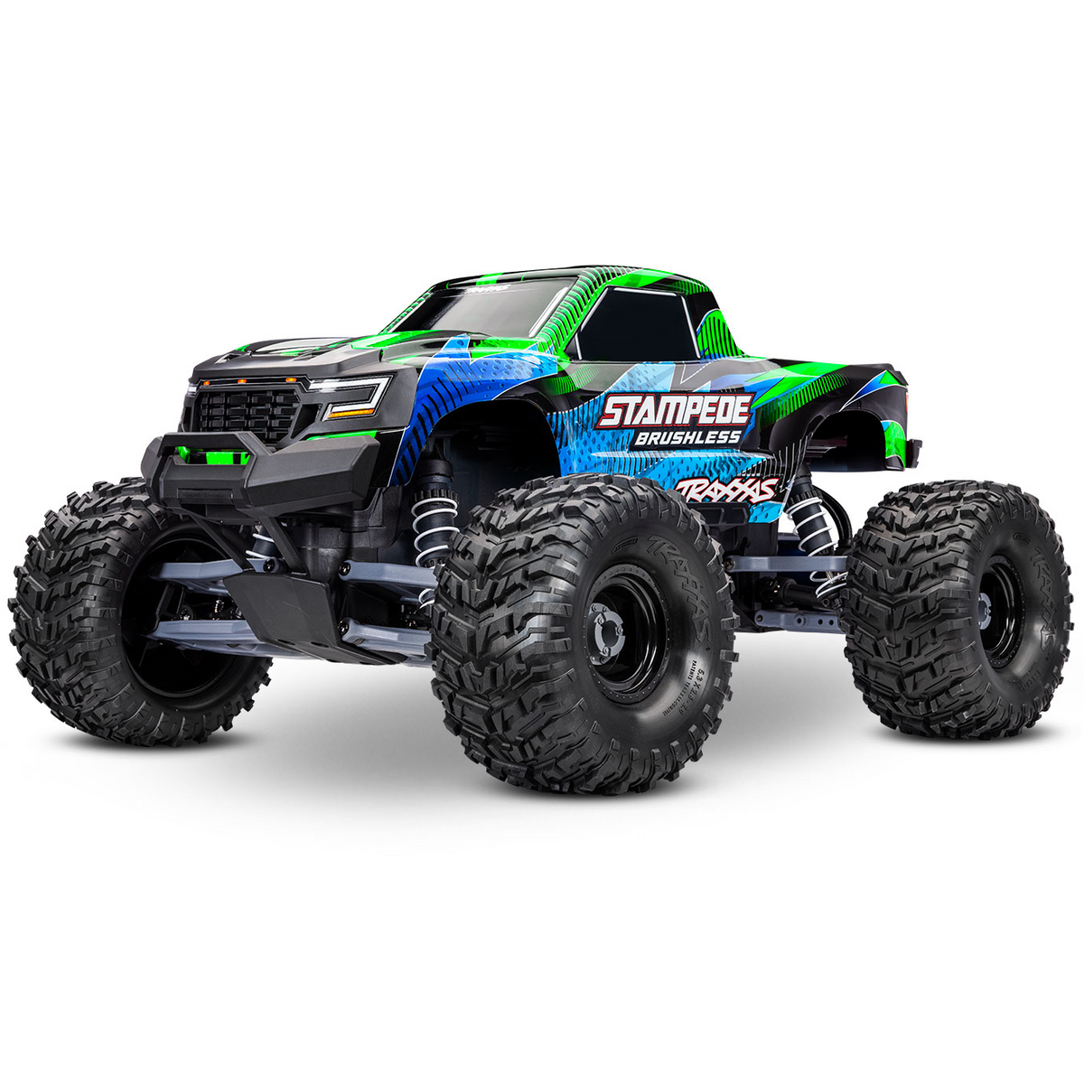 1/10 Stampede, 2WD, Brushless: Green