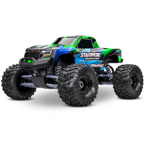 1/10 Stampede, 2WD, Brushless: Green