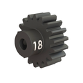 Gear, 18T pinion (32p) (mach. steel)/ set screw: 3948