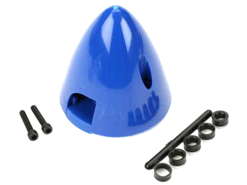 Spinner, 4 Pin, 2",  Blue, Nylon