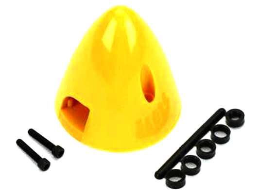 Spinner, 4 Pin, 1-3/4", Yellow