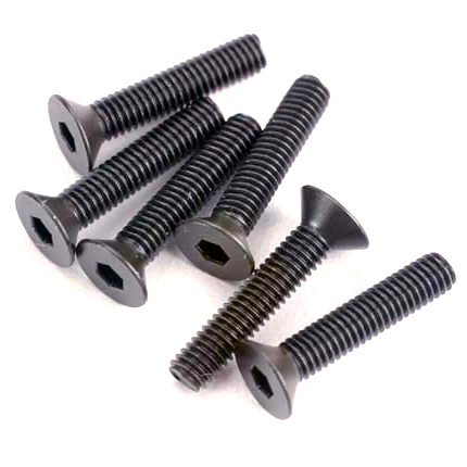 Screws, 3x15mm countersunk machine (6) (hex drive): 2553