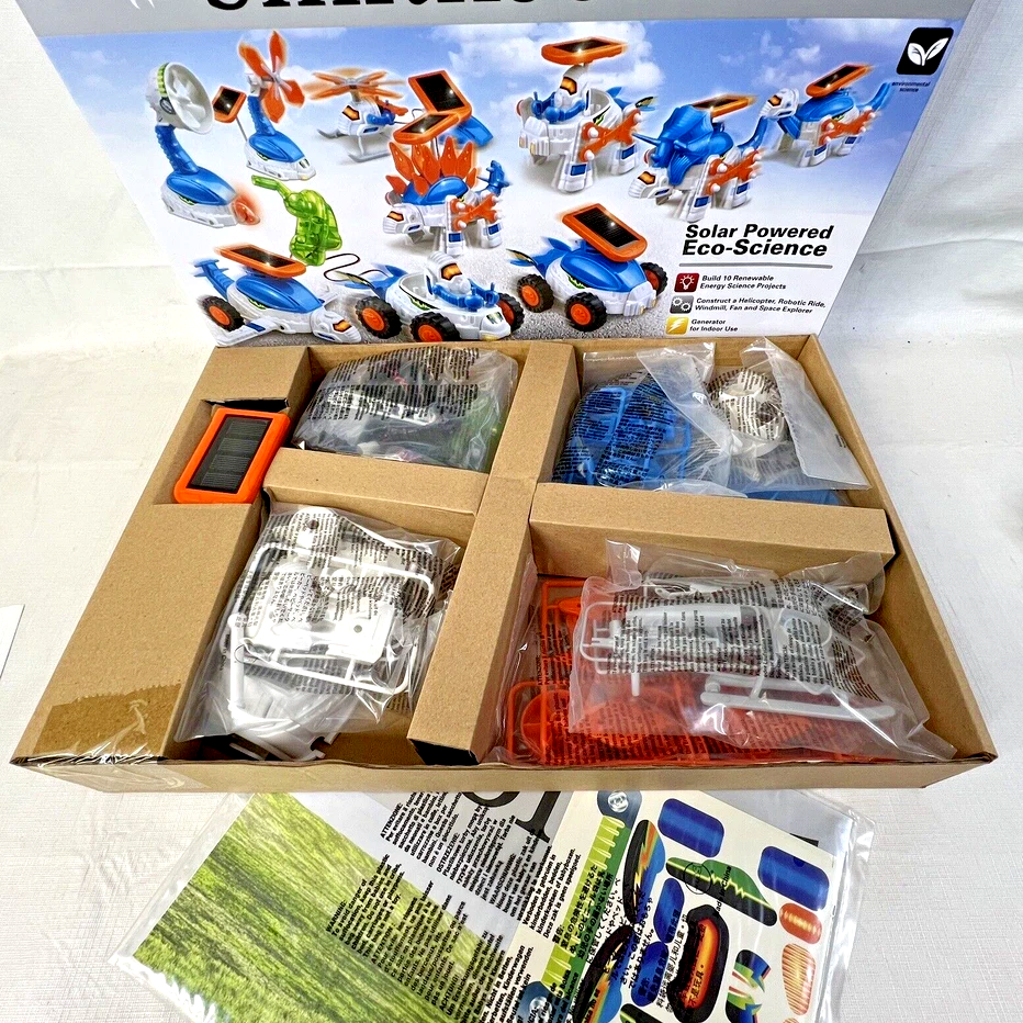 Smithsonian EcoScience Solar Powered Kit (Build 10 Projects)
