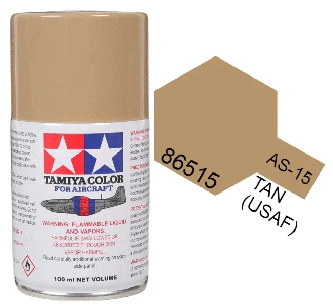 AS-15 Tan Acrylic Paint, 100ML Spray Can