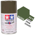 Tamiya AS-6 Olive Drab Aircraft Spray Paint, 100ml product photo