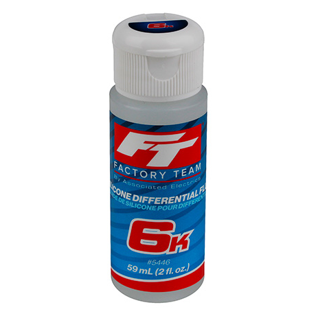 Factory Team Silicone Diff Fluid, 6000 cSt 2oz