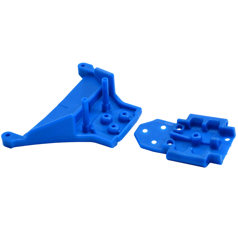 Front 4x4 LCG Bulkhead Blue: RPM73565