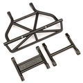 Bumper/Mount Rear Black Slash: 5836