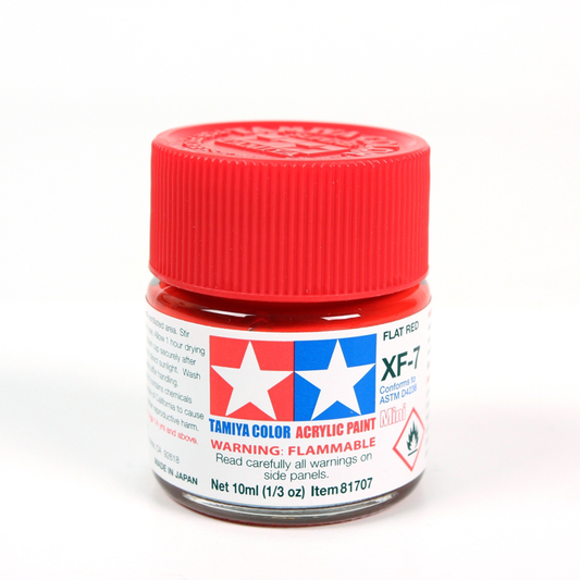 Acrylic Mini XF7, Flat Red