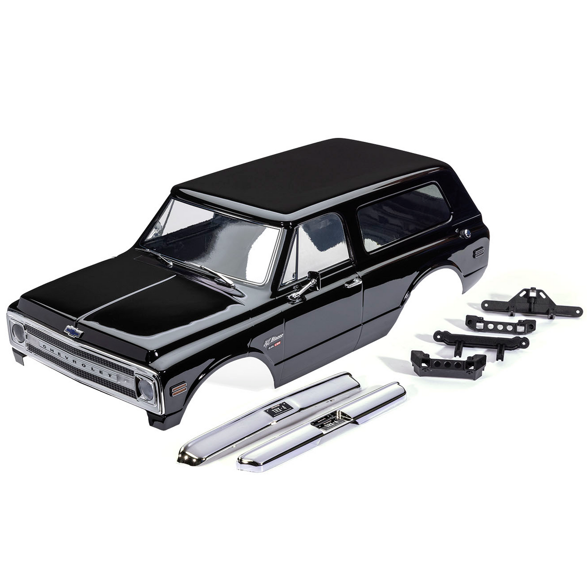 Traxxas Painted 1969 Blazer Body – Black, Clipless for TRX-4