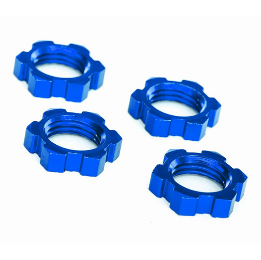 17mm Serrated Wheel Nuts (Blue): 7758
