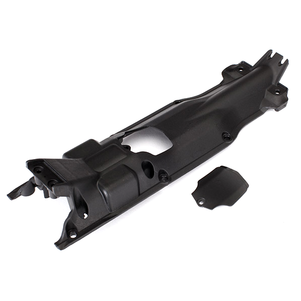 Skidplate, Transmission, Nylon Black w/Cover: 5637X