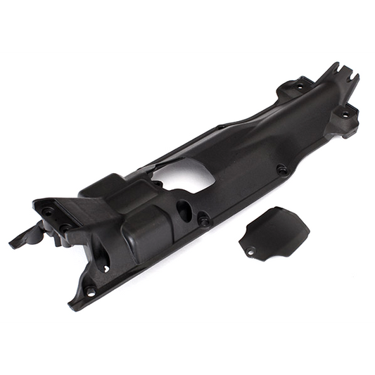 Skidplate, Transmission, Nylon Black w/Cover: 5637X