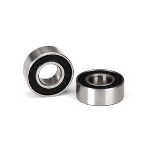 Traxxas Ball Bearing, Black Rubber Sealed (6x13x5mm) (2) (5180A)