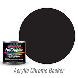 ProGraphix Black Acrylic Chrome Backer 3.38oz Paint