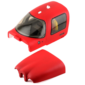 E-flite Cabin and Top Cowl Hatch - Red for SR22T (EFL15952)
