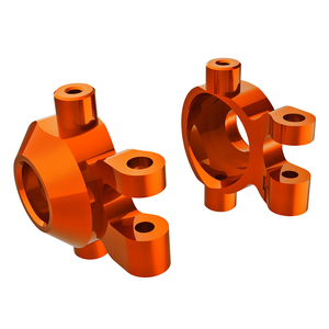 Traxxas TRX-4M Orange Aluminum Caster Blocks (L&R) (9737-ORNG)