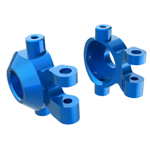 Traxxas TRX-4M Blue Aluminum Caster Blocks (L&R) (9737-BLUE)