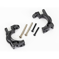 Traxxas Caster Blocks, Left & Right – Black for Slash 4x4, Rustler 4x4, Stampede 4x4 & More (9032)