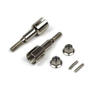 BlackZon Smyter MT Turbo Rear Wheel Axles (Steel/2pcs) 540241 (BZN540241)