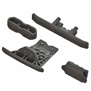 ARRMA Lower Skid And Bumper Set: Black (ARA-1547)