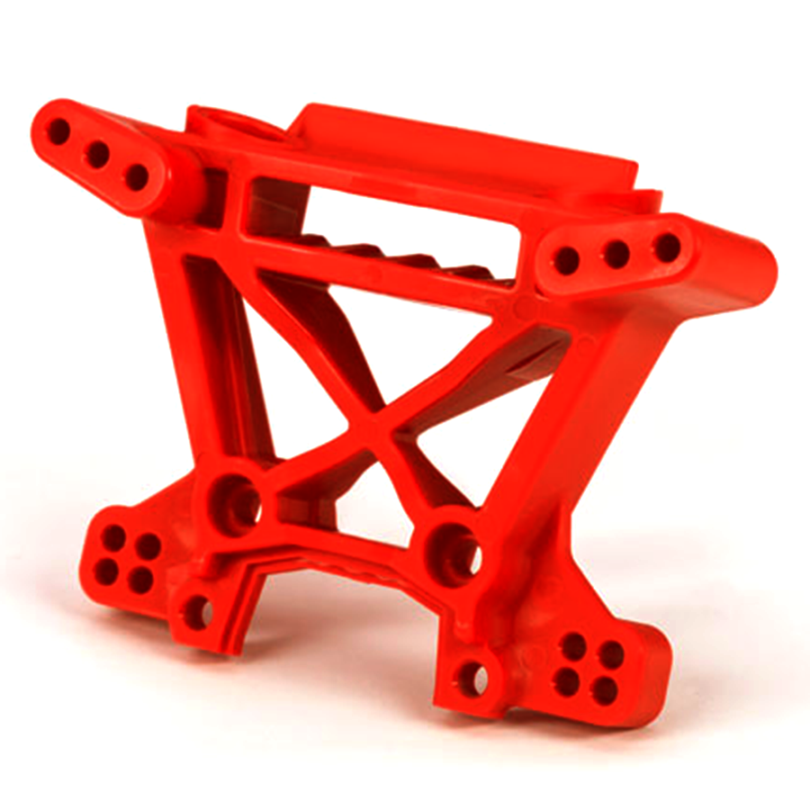 Traxxas Front Shock Tower – Red for BigFoot & Ford F-150 Raptor R (9038R)