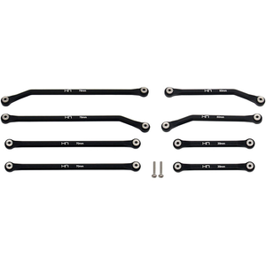 Hot Racing Aluminum High Clearance 4 Links Set for 6 SCX24 (HRASXTF133HFG01)