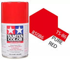 Tamiya TS-86 Brilliant Red Lacquer Spray Paint, 100ml product photo
