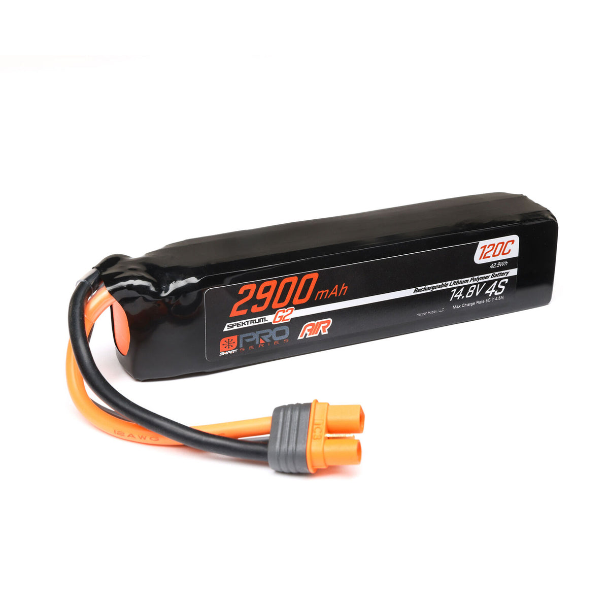 4 Cell 2900mAh 14.8V 120C  Smart Pro Series G2 LiPo: IC3