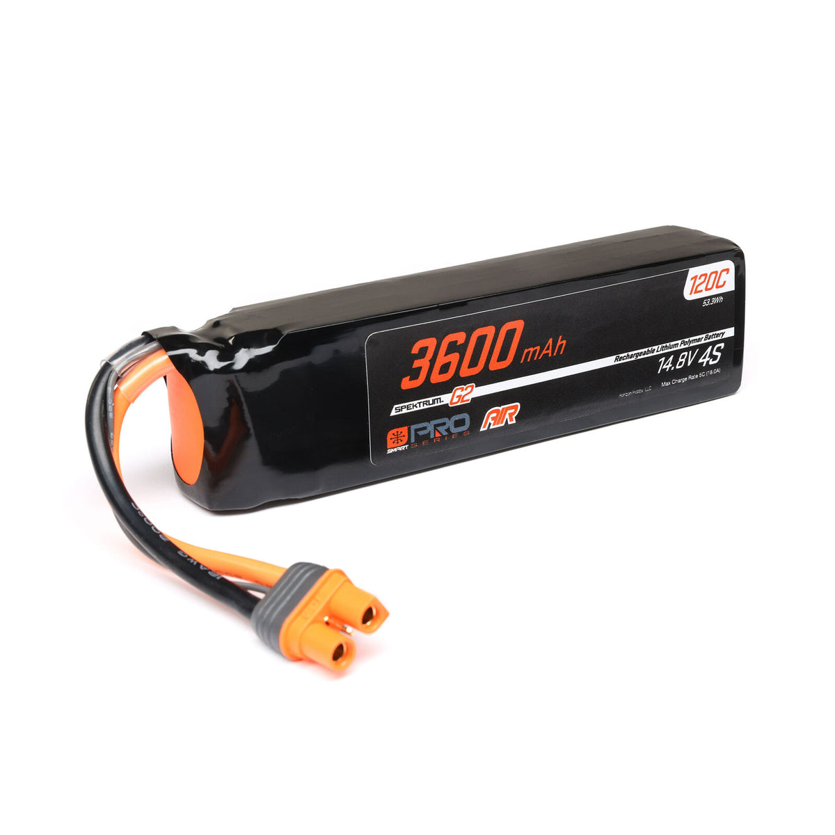 4 Cell 3600mAh 14.8V 120C  Smart Pro Series G2 LiPo: IC3