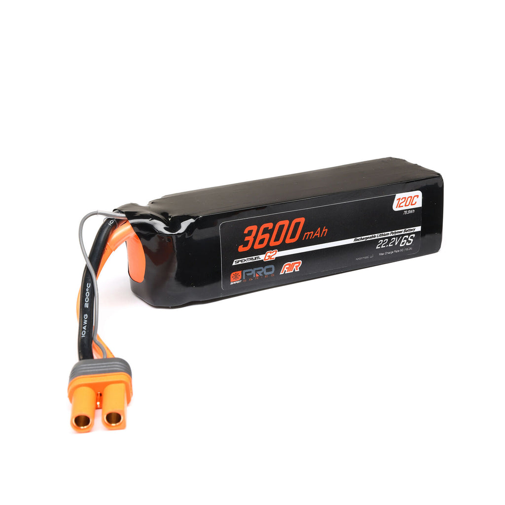 6 Cell 3600mAh 22.2V 120C  Smart Pro Series G2 LiPo: IC5