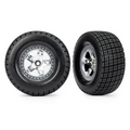 Traxxas Tires & Wheels SCT SS STN CHRM/ 2.0/HOOSR 2WD Front (10476)